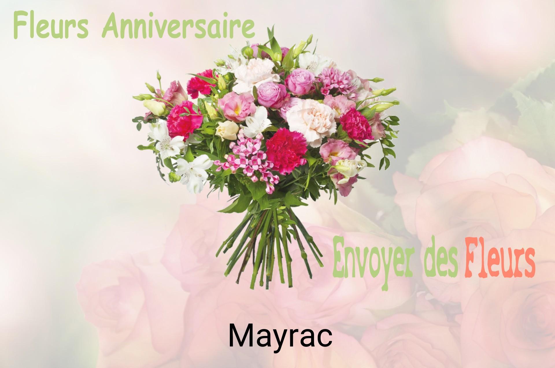 Bouquet de fleurs d’anniversaire livré à Mayrac